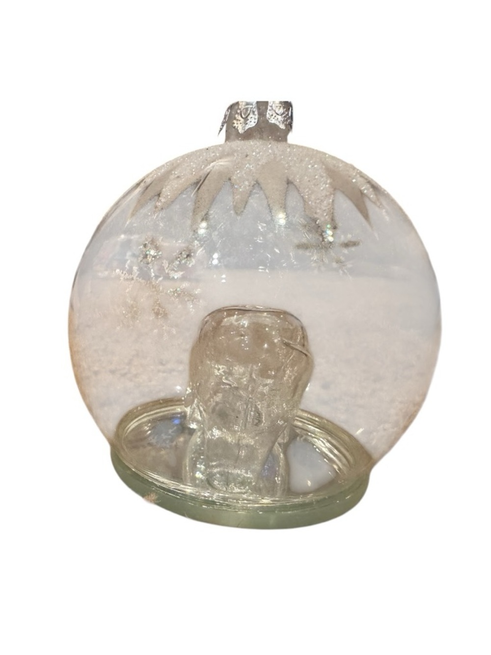 Disney Parks Official Cinderella Glass Slipper Glitter Snowflake Ornament - Picture 5 of 8